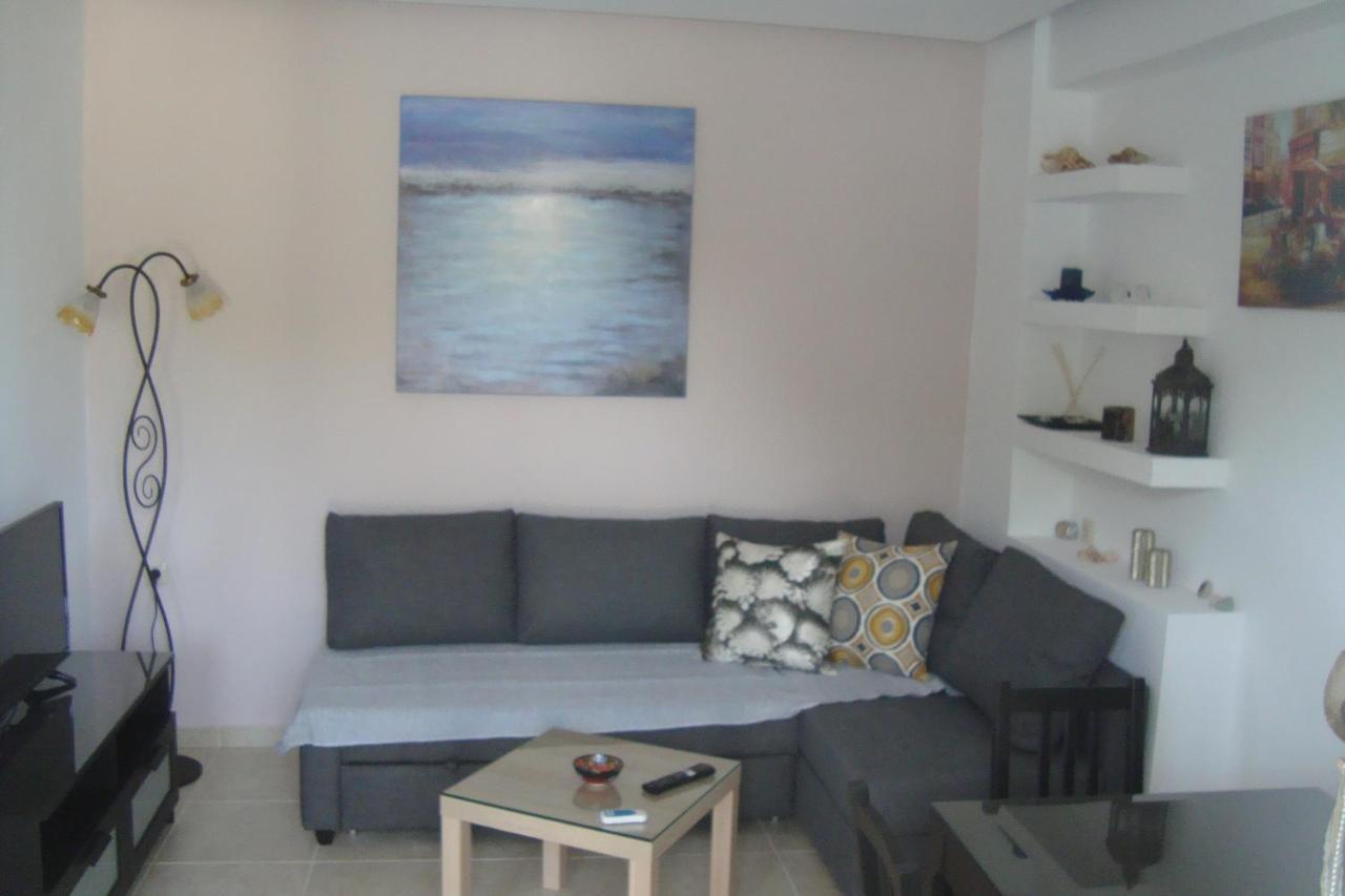 “Theeporto” Maisonette With Pool Gouves Eksteriør billede