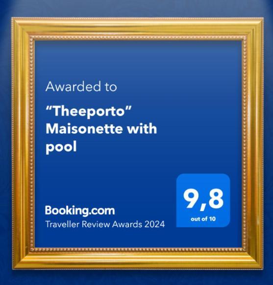 “Theeporto” Maisonette With Pool Gouves Eksteriør billede